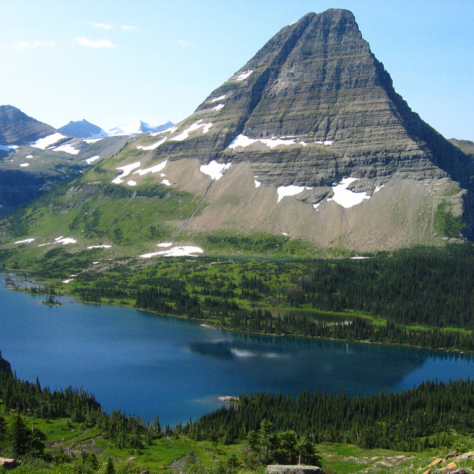 Bearhat Mountain with Hidden Lake